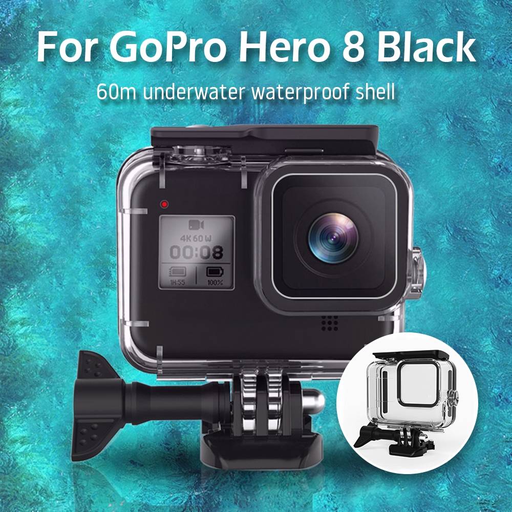 Underwater Housing Waterproof Case For Gopro Hero8 Hero 8 With RED